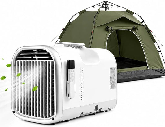 Condizionatore 4-in-1 12H, 400 W, 16 a 32 °C, 42 dB, portatile, esterno, timer