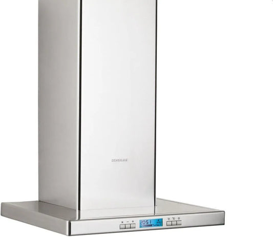 Cappa aspirante, 65 cm, 800 m3/h, 47 dB, cappa da cucina, montaggio a parete, acciaio inox, Cappe, 75 cm, Filtrante