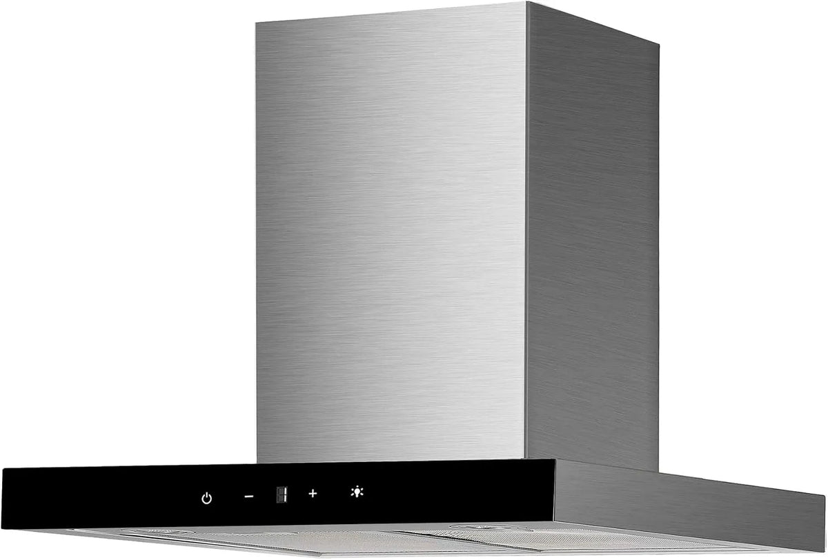 Respekta Cappa aspirante, 60 cm, classe energetica A, cappa da cucina, montaggio a parete, acciaio inox