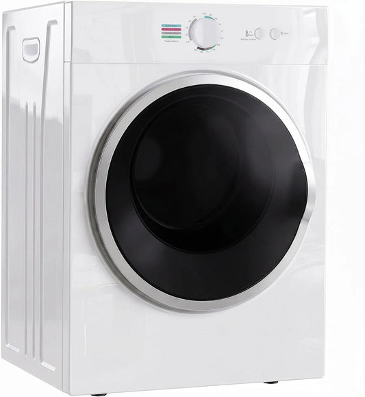 Asciugatrice, 1020 W, 4 programmi, 3 kg, portatile, timer, HOMCOM Mini Asciugatrice Portatile 3kg 1020W Fino 65°C