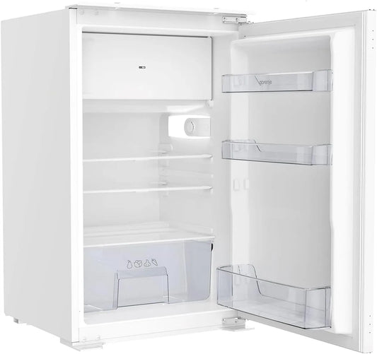 Gorenje RBI409EP1 Congelatore, 104 L, 88 x 54 cm, classe energetica E, da incasso, vano congelatore, freezer verticale, illuminazione interna a LED