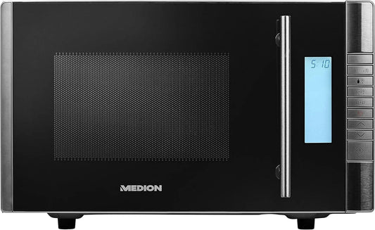 Forno a microonde 2in1, 20 L, 800/1000 W, 8 programmi, grill, scongelamento, MD 14482, 5 livelli di potenza, 1000W grill, 20L, 800W, modalità