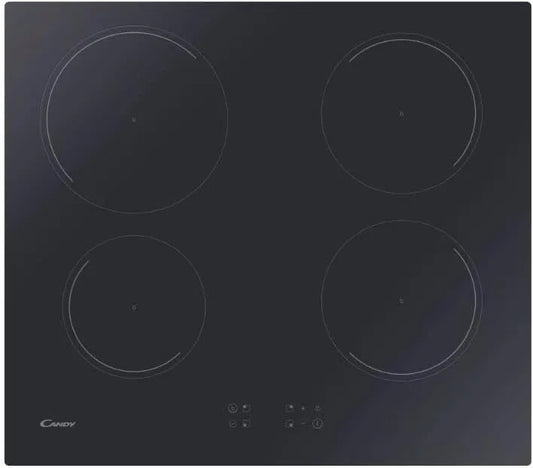 Candy KRCDJ642 Piano cottura a induzione, 59 cm, piastra a induzione, da incasso, nero