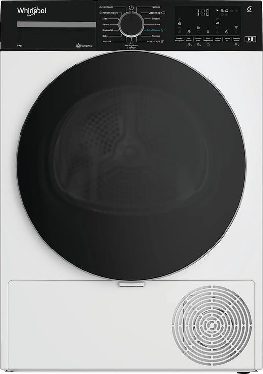 Whirlpool 94M Asciugatrice, 9 kg, C WD WBS IT, Asciugatrice 9 Kg A Pompa di Calore