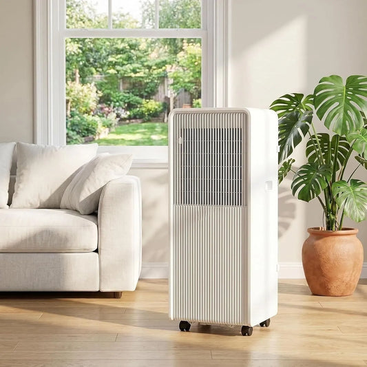 Condizionatore 65mq, portatile, oscillazione, 10000 Btu, HURUMA Condizionatore Portatile Smart 14000 BTU Raffreddamento Rapido con Deumidificatore
