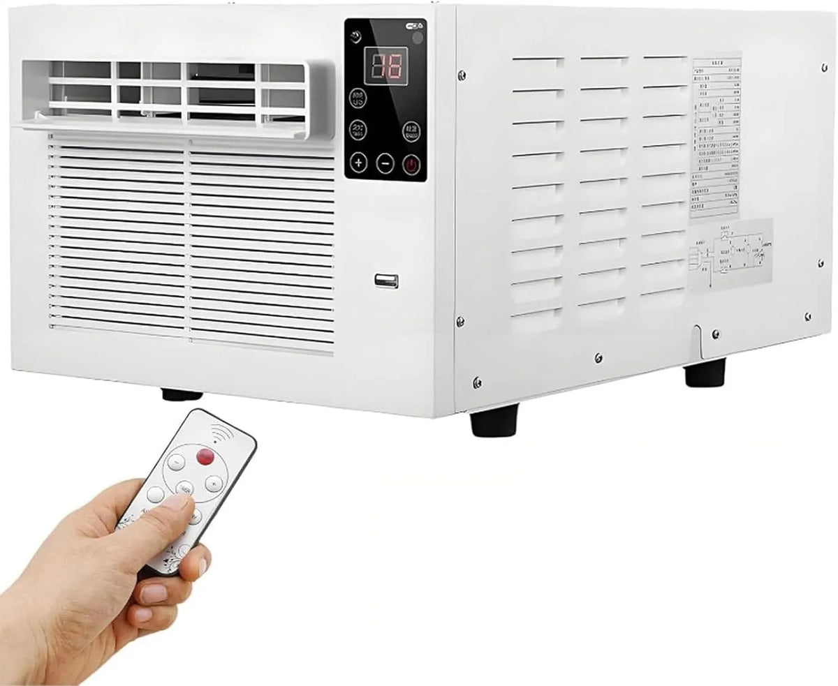 Deumidificatore, 280 W, 45 dB, Climatizzatore, portatile, 45dB Silenzioso, Condizionatori per Camper Basso Consumo, Vero Compressore, Raffreddamento e