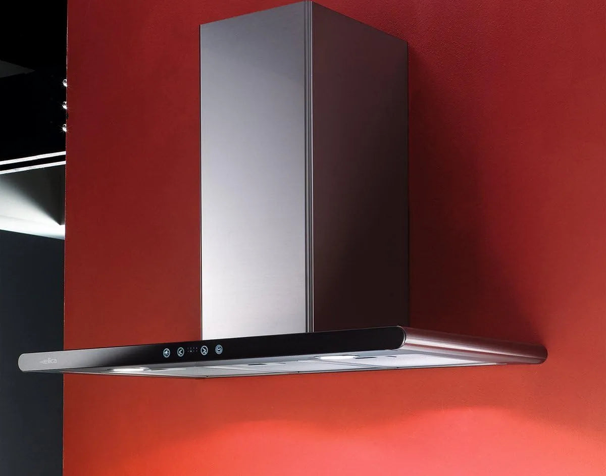 Cappa aspirante, 570 m3/h, cappa da cucina, Elica BLIX, 80, montaggio a parete, nero, Elica Galaxy BLIX