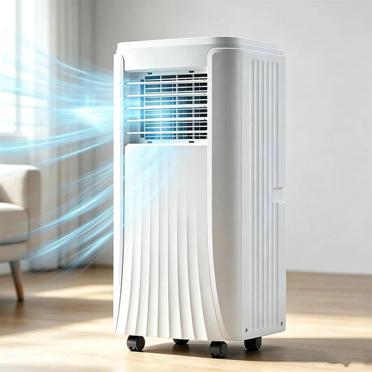 Condizionatore 4-in-1 12000BTU, libera installazione, Potente unità 4-in-1 12000BTU, Condizionatore Indipendente