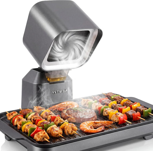 Cappa aspirante, cappa da cucina, portatile, NEWTRY Cappa aspirante mini portatile 2 filtri 3600 RPM forte aspirazione