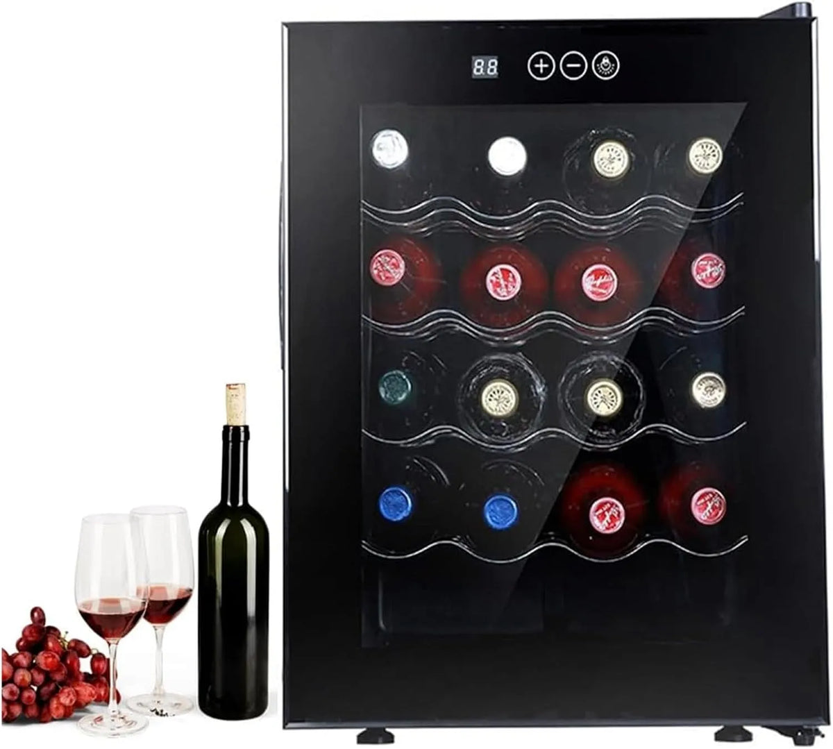 Frigorifero, professionale, 16 refrigeratore elettrico per bottiglie di vino, frigo per vini rossi da camera con porti